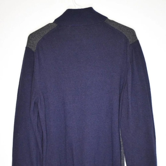 Filippo Riberti Mens Sz M Quarter Zip Knit Pullover Sweater Wool Cashmere Italy - Picture 7 of 13